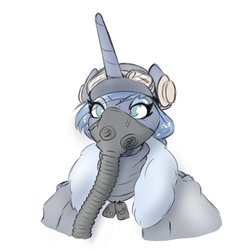 Size: 1641x1748 | Tagged: safe, artist:helixjack, princess luna, alicorn, anthro, g4, bomber jacket, bust, clothes, dog tags, earmuffs, female, goggles, hat, jacket, mask, oxygen mask, pilot, raf, royal air force, scarf, simple background, solo, white background, wingless, wingless anthro, world war ii