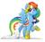 Size: 1200x1135 | Tagged: safe, artist:flutterthrash, rainbow dash, pegasus, pony, g4, my little pony: friendship is magic, the best night ever, clothes, commissioner:ajnrules, dress, female, gala dress, raised hoof, simple background, solo, spread wings, white background, wings