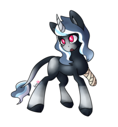 Size: 2003x2160 | Tagged: safe, artist:spheedc, oc, oc only, oc:spiritshade, pony, amputee, digital art, high res, simple background, solo, transparent background