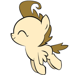 Size: 894x894 | Tagged: safe, artist:goldfisk, color edit, edit, editor:undeadponysoldier, pound cake, pegasus, pony, g4, adorable face, baby, baby pony, colored, colt, cute, eyes closed, flying, foal, happy, male, poundabetes, show accurate, simple background, smiling, solo, transparent background, vector