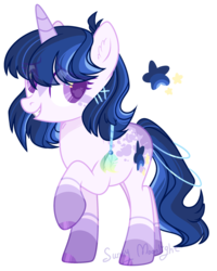 Size: 2228x2780 | Tagged: safe, artist:manella-art, artist:mint-light, oc, oc only, oc:load star, pony, unicorn, base used, female, filly, hair over eyes, high res, offspring, parent:flash sentry, parent:twilight sparkle, parents:flashlight, raised hoof, simple background, solo, teenager, transparent background, white outline