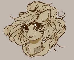 Size: 992x806 | Tagged: safe, artist:radioaxi, oc, oc only, pony, bust, clothes, monochrome, portrait, sketch, solo
