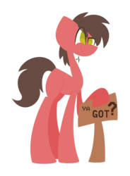 Size: 767x1042 | Tagged: safe, artist:midori-kiwa-art, artist:scridley-arts, oc, oc only, oc:big brian, earth pony, pony, banned from equestria daily, simple background, solo, transparent background, vector