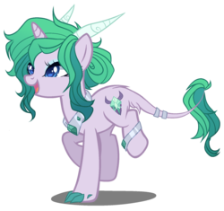 Size: 1700x1600 | Tagged: safe, artist:gihhbloonde, oc, oc only, oc:emerald capstone, dracony, hybrid, base used, female, interspecies offspring, offspring, parent:rarity, parent:spike, parents:sparity, simple background, solo, transparent background