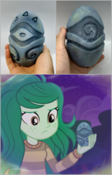 Size: 1000x1563 | Tagged: safe, artist:fromamida, wallflower blush, equestria girls, equestria girls specials, g4, my little pony equestria girls: better together, my little pony equestria girls: forgotten friendship, 3d print, craft, irl, memory stone, photo