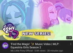 Size: 827x610 | Tagged: safe, screencap, adagio dazzle, aria blaze, sonata dusk, equestria girls, find the magic, g4, my little pony equestria girls: better together, the dazzlings, the dazzlings have returned, youtube