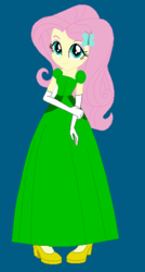Size: 312x581 | Tagged: safe, artist:starman1999, fluttershy, equestria girls, g4, base used, female, long dress, solo