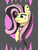 Size: 2401x3157 | Tagged: safe, artist:wilshirewolf, fluttershy, pegasus, pony, fake it 'til you make it, g4, my little pony: friendship is magic, alternate hairstyle, annoyed, bust, ear piercing, earring, edgy, emoshy, female, high res, jewelry, piercing, portrait, solo, tongue out, tongue piercing