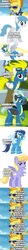 Size: 500x4512 | Tagged: safe, edit, edited screencap, editor:lord you know who, screencap, cloud kicker, derpy hooves, lightning bolt, soarin', spitfire, surprise (g4), thunderlane, white lightning, pony, comic:the epilogue, g4, the ending of the end, leak, comic, fanfic art, implied grogar, screencap comic, series finale, wonderbolts