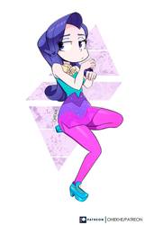 Size: 915x1419 | Tagged: safe, artist:ohiekhe, rarity, human, equestria girls, g4, clothes, dress, female, human coloration, simple background, solo, white background