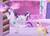 Size: 2037x1455 | Tagged: safe, artist:mintbubbie, rarity, oc, oc:amethyst glimmer, oc:pixel heart, dracony, hybrid, pony, unicorn, g4, alternate hairstyle, carousel boutique, cousins, female, filly, gem, hoof claws, interspecies offspring, jewelry, levitation, magic, mare, necklace, offspring, parent:button mash, parent:rarity, parent:spike, parent:sweetie belle, parents:sparity, parents:sweetiemash, telekinesis