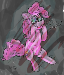 Size: 574x676 | Tagged: safe, artist:huffylime, pinkie pie, earth pony, pony, g4, drugs, female, solo