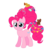 Size: 3000x3000 | Tagged: safe, artist:squipycheetah, pinkie pie, duck, earth pony, pony, g4, my little pony: friendship is magic, the last problem, candy, candy in hair, female, food, happy, high res, lollipop, looking at you, older, older pinkie pie, rubber duck, simple background, smiling, solo, teddy bear, transparent background