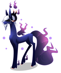Size: 2359x2827 | Tagged: safe, artist:sugaryicecreammlp, oc, oc only, oc:eidolon, earth pony, pony, high res, horns, male, simple background, solo, stallion, transparent background