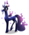 Size: 2359x2827 | Tagged: safe, artist:sugaryicecreammlp, oc, oc only, oc:eidolon, earth pony, pony, high res, horns, male, simple background, solo, stallion, transparent background