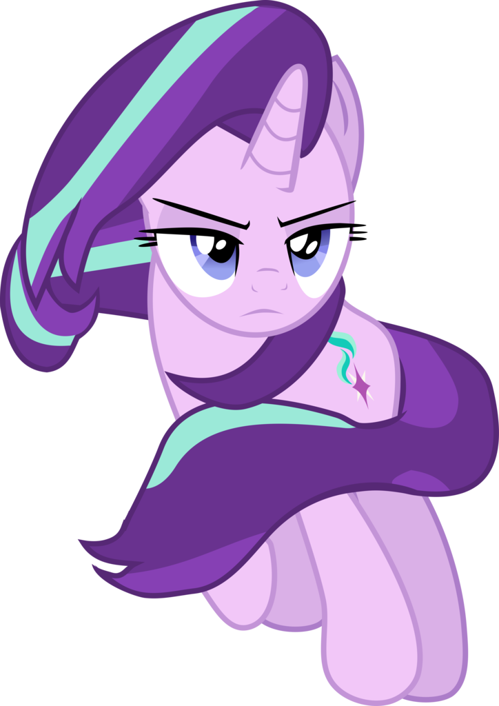 2140735 - artist:lincolnbrewsterfan, badass, female, flowing hair, flowing  mane, mare, pony, raised hoof, safe, simple background, spoiler:s09e24,  spoiler:s09e25, starlight glimmer, the ending of the end, transparent  background, unicorn, vector ...