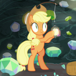 Size: 960x960 | Tagged: safe, screencap, applejack, earth pony, pony, dragon dropped, g4, season 9, bipedal, cropped, female, great moments in animation, mare, solo