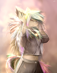 Size: 2000x2560 | Tagged: safe, artist:ssnerdy, oc, oc only, anthro, female, high res, solo