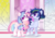 Size: 1210x858 | Tagged: safe, artist:moon-rose-rosie, oc, oc only, oc:celestial moon, oc:sparkle dash, pegasus, pony, unicorn, base used, duo, female, magical lesbian spawn, mare, offspring, parent:rainbow dash, parent:twilight sparkle, parents:twidash