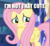 Size: 721x659 | Tagged: safe, edit, edited screencap, screencap, fluttershy, pony, g4, scare master, blatant lies, blush sticker, blushing, caption, cropped, cute, daaaaaaaaaaaw, denial, female, i'm not cute, image macro, modesty, shyabetes, solo, text