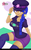 Size: 783x1244 | Tagged: safe, alternate version, artist:clouddg, space camp, human, equestria girls, equestria girls series, g4, spoiler:eqg series (season 2), big breasts, breasts, busty space camp, cap, clothes, female, hat, human coloration, looking at you, multiple variants, shorts, signature, smiling, socks, solo, thigh highs, thighs, wide hips, zettai ryouiki