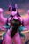 Size: 1600x2400 | Tagged: safe, artist:mykegreywolf, twilight sparkle, alicorn, anthro, unguligrade anthro, g4, adorasexy, black swimsuit, breasts, busty twilight sparkle, clothes, cute, female, high-cut clothing, large wings, looking at you, mare, one eye closed, one-piece swimsuit, sexy, solo, sports swimsuit, spread wings, stupid sexy twilight, swimsuit, tricolor swimsuit, twiabetes, twilight sparkle (alicorn), wings, wink