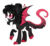 Size: 1280x1166 | Tagged: safe, artist:mintoria, oc, oc only, oc:obsidia, dracony, hybrid, female, simple background, solo, transparent background