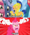 Size: 1280x1440 | Tagged: safe, edit, edited screencap, screencap, flash sentry, pinkie pie, earth pony, pegasus, pony, g4, the last roundup, twilight's kingdom, angry, armor, caption, censored vulgarity, funny, grawlixes, implied mudbriar, lol, male, nopony breaks a pinkie promise, pinkie pie is not amused, rage, rage breaking point, reaction, royal guard, royal guard armor, stallion, technically, this will end in laughs, this will end in pain, this will not end well, unamused