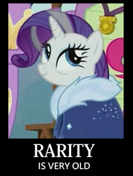 Size: 738x976 | Tagged: safe, edit, edited screencap, screencap, rarity, spike, dragon, pony, unicorn, g4, the last problem, captain obvious, cropped, female, gigachad spike, male, mare, offscreen character, old, older, older rarity, older spike, skunk stripe, solo focus, winged spike, wings