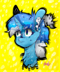 Size: 867x1041 | Tagged: safe, artist:colgreat, artist:colgreat_sushii, oc, oc only, pony, unicorn, solo