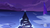 Size: 3200x1800 | Tagged: safe, artist:aaronmk, crystal, crystal empire, night, night sky, no pony, offscreen character, pov, railroad, scenery, sky, snow, stars, television, train, train tracks, vector