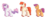 Size: 1280x427 | Tagged: safe, artist:itstechtock, apple bloom, scootaloo, sweetie belle, classical unicorn, pony, unicorn, g4, alternate cutie mark, cutie mark crusaders, horn, leonine tail, older, older apple bloom, older scootaloo, older sweetie belle, simple background, transparent background, unshorn fetlocks