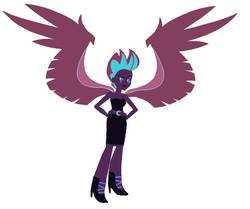 Size: 978x817 | Tagged: safe, artist:cheerful9, tempest shadow, equestria girls, g4, base used, equestria girls-ified, nightmarified