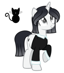 Size: 1845x2101 | Tagged: safe, artist:darbypop1, oc, oc only, oc:friday the 13th, pony, unicorn, female, mare, simple background, solo, transparent background