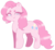Size: 927x862 | Tagged: safe, artist:cutecarrots, pinkie pie, earth pony, pony, g4, beanbrows, cute, diapinkes, eyebrows, female, heart eyes, mare, no pupils, simple background, solo, transparent background, wingding eyes