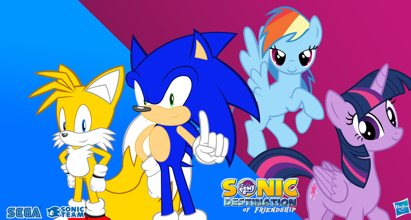 Sonic And Rainbow Dash Logo