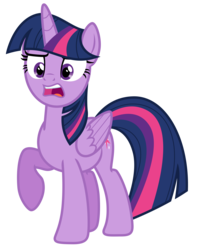 Size: 5317x6750 | Tagged: safe, artist:estories, twilight sparkle, alicorn, pony, g4, absurd resolution, female, mare, open mouth, raised hoof, simple background, solo, transparent background, twilight sparkle (alicorn), vector
