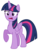 Size: 5317x6750 | Tagged: safe, artist:estories, twilight sparkle, alicorn, pony, g4, absurd resolution, female, mare, open mouth, raised hoof, simple background, solo, transparent background, twilight sparkle (alicorn), vector