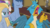 Size: 1271x710 | Tagged: safe, screencap, bifröst, blues, dark moon, fuchsia frost, gallus, goldy wings, graphite, noteworthy, earth pony, griffon, pony, unicorn, a horse shoe-in, g4, annoyed, bored, brat, chest feathers, claws, disrespectful, eyes closed, female, friendship student, glare, head feathers, male, mare, obnoxious, raised eyebrow, sin of pride, spread wings, stallion, talons, teenager, unamused, yawn, young mare