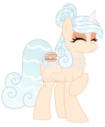 Size: 1024x1239 | Tagged: safe, artist:crystal-tranquility, oc, oc only, oc:pearly shores, original species, pond pony, pony, female, mare, obtrusive watermark, simple background, solo, transparent background, watermark