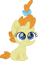 Size: 934x1500 | Tagged: safe, artist:cloudy glow, pumpkin cake, pony, unicorn, g4, baby, baby pony, cloudyglow is trying to murder us, cute, eye lashes, female, hooves, movie accurate, pumpkinbetes, simple background, smiling, transparent background