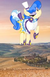 Size: 3160x4803 | Tagged: safe, artist:thegiantponyfan, sapphire shores, earth pony, pony, g4, female, giant ponies in real life, giant pony, giant sapphire shores, giantess, highrise ponies, irl, macro, mare, photo, ponies in real life, raised hoof
