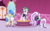 Size: 1920x1177 | Tagged: safe, artist:estories, artist:jerryakiraclassics19, artist:jhayarr23, edit, vector edit, coloratura, rarity, sapphire shores, earth pony, pony, unicorn, g4, alternate hairstyle, clothes, countess coloratura, female, mare, punk, raripunk, vector