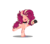 Size: 1596x1396 | Tagged: safe, artist:sunrisesparksyt, oc, oc only, oc:cherry cake, earth pony, pony, base used, female, mare, offspring, parent:cheese sandwich, parent:pinkie pie, parents:cheesepie, simple background, solo, transparent background