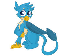 Size: 3300x2550 | Tagged: safe, artist:skyflys, gallus, griffon, g4, cute, gallabetes, high res, male, simple background, solo, teenager, transparent background