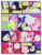Size: 612x792 | Tagged: safe, artist:christhes, angel bunny, fluttershy, pinkie pie, earth pony, pegasus, pony, rabbit, comic:friendship is dragons, g4, animal, cloak, clothes, collaboration, comic, crossbow, crossover, dialogue, dress, eyes closed, falling, female, flying, gala dress, garrett, grin, hat, looking down, male, mare, night, onomatopoeia, ponified, show accurate, smiling, stallion, starry eyes, stars, wingding eyes