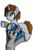 Size: 686x997 | Tagged: safe, artist:neuro, oc, oc only, oc:homage, oc:littlepip, pony, unicorn, fallout equestria, epic wife tossing, fanfic, fanfic art, fastball special, female, hooves, horn, lesbian, mare, oc x oc, pipbuck, ship:pipmage, shipping, simple background, transparent background