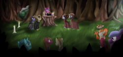 Size: 1280x595 | Tagged: safe, artist:mr100dragon100, pony, vampire, candle, light, witch