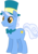 Size: 4642x6721 | Tagged: safe, artist:andoanimalia, sunny skies, pony, unicorn, g4, rainbow roadtrip, absurd resolution, bowtie, freckles, hat, male, mayor, simple background, smiling, solo, stallion, top hat, transparent background, vector