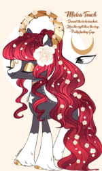 Size: 1800x3000 | Tagged: safe, artist:taligintou, oc, oc only, oc:midas touch, pony, unicorn, base used, connected horn, no gender, solo